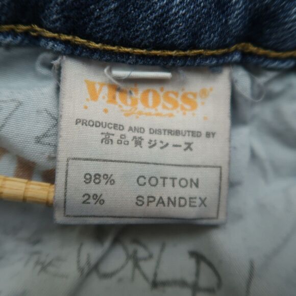 VIGOSS Jeans Junior's Size 13 Blue Mid-Rise Bootcut Denim Pants 29.5" Inseam - Picture 11 of 16